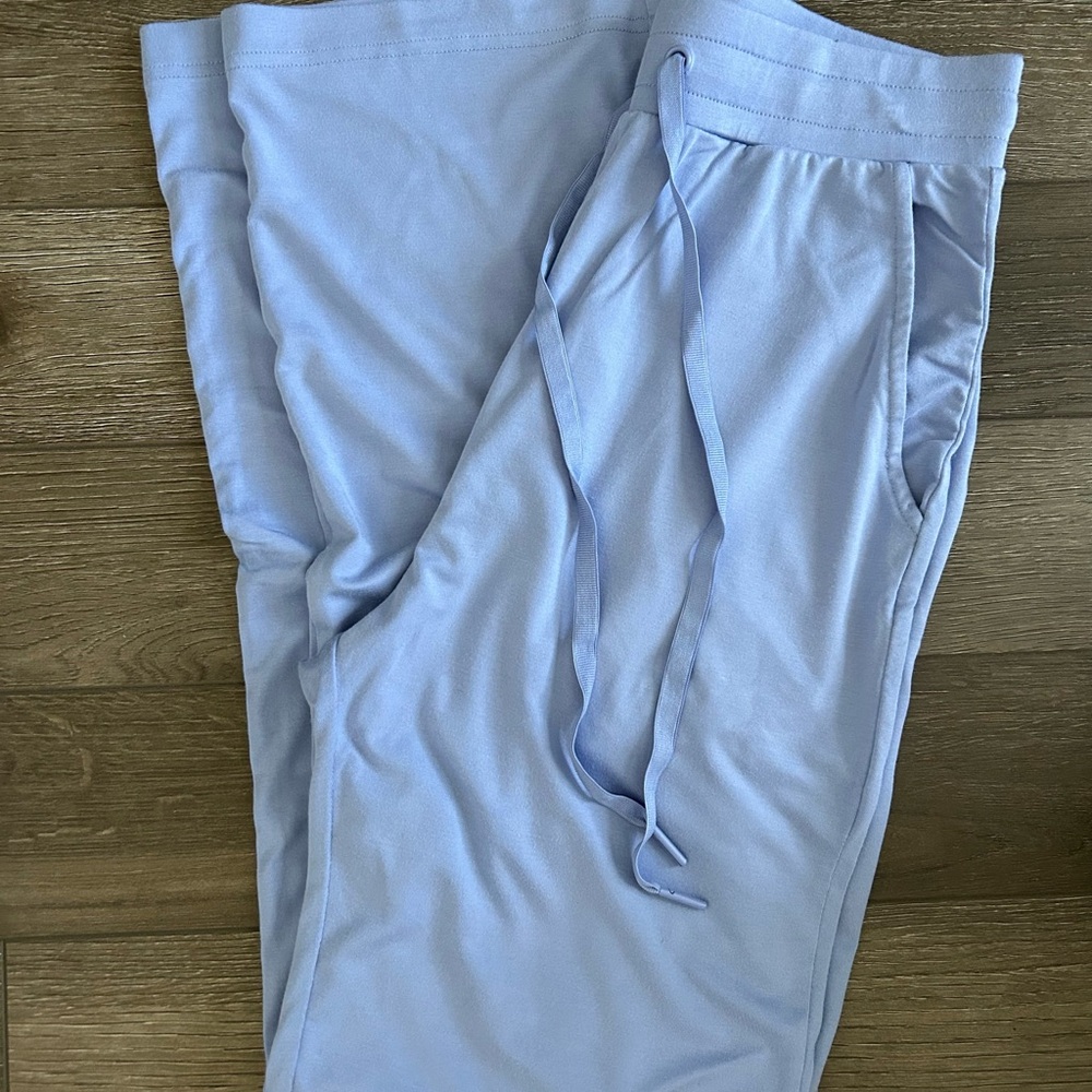 Light Blue straight leg Pants